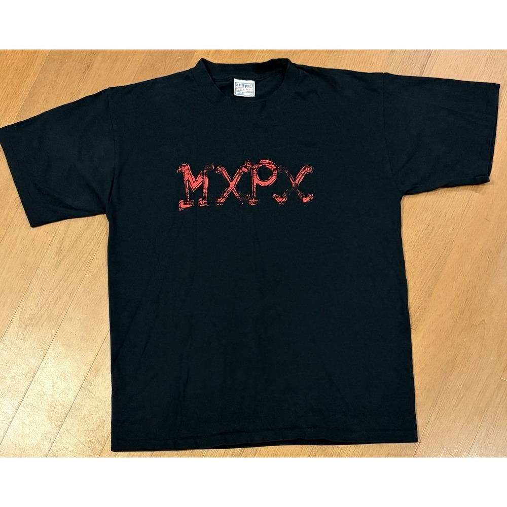 Vintage MXPX Punk Rock Shirt All Sport Events Tag Large RARE Single Stitch 90s